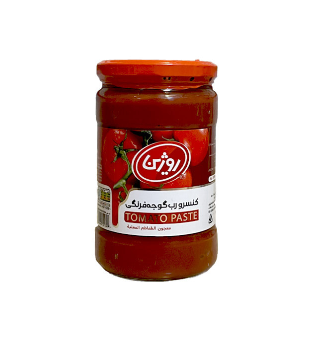 تصویر 2 از رب گوجه فرنگی روژین با بافت یکدست و طعم طبیعی برای مصرف روزانه